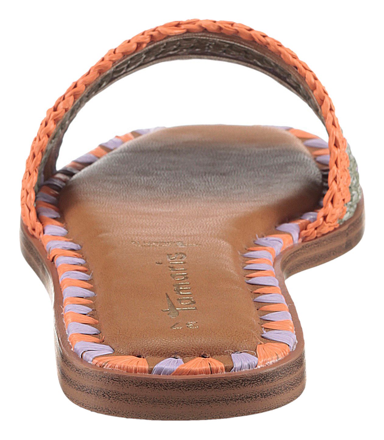 Tamaris Pantolette, Blockabsatz, Sommerschuh, Strandschuh, zweifarbige günstig online kaufen