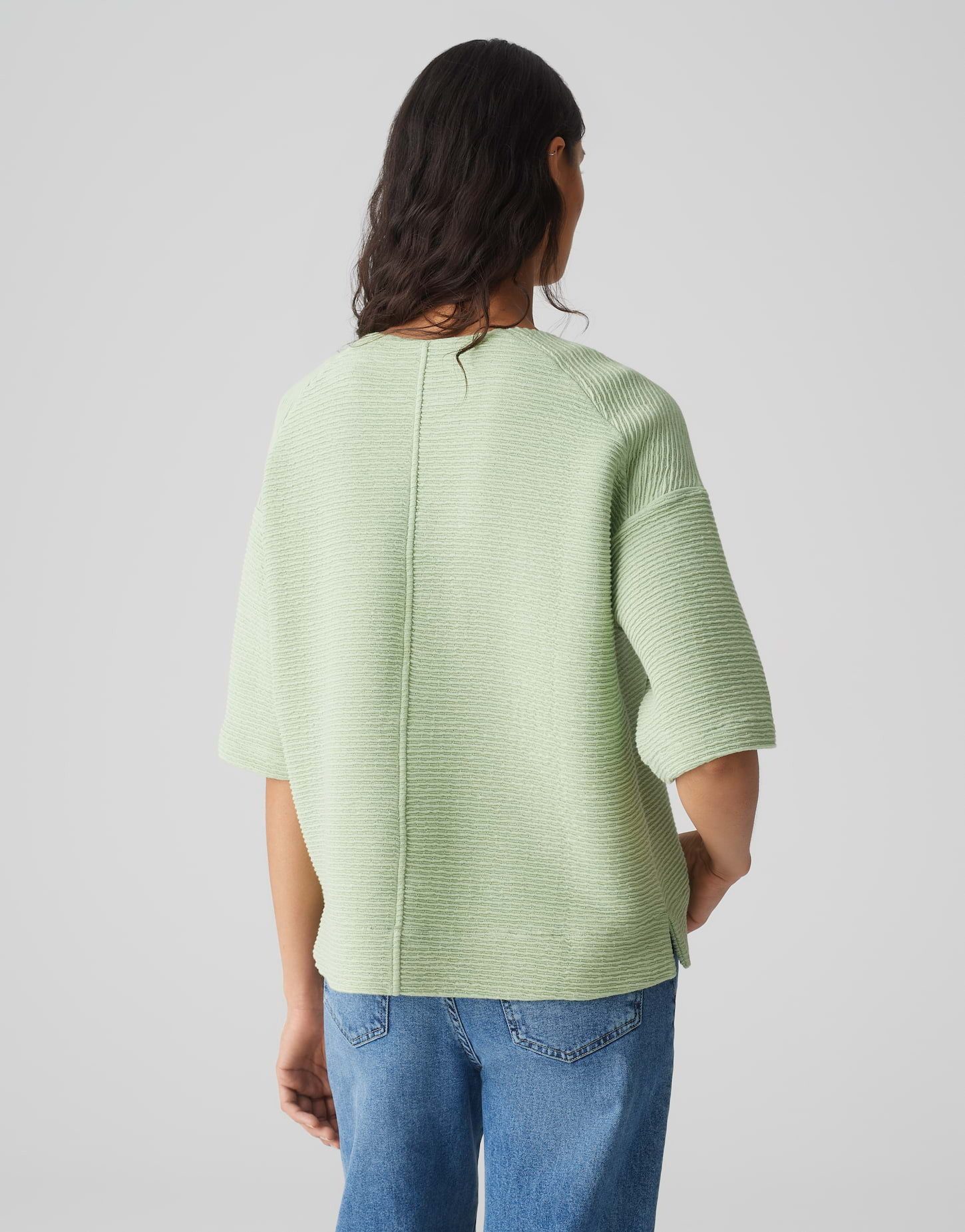 OPUS Sweatshirt GIBATINE Regular aus Baumwoll Mix