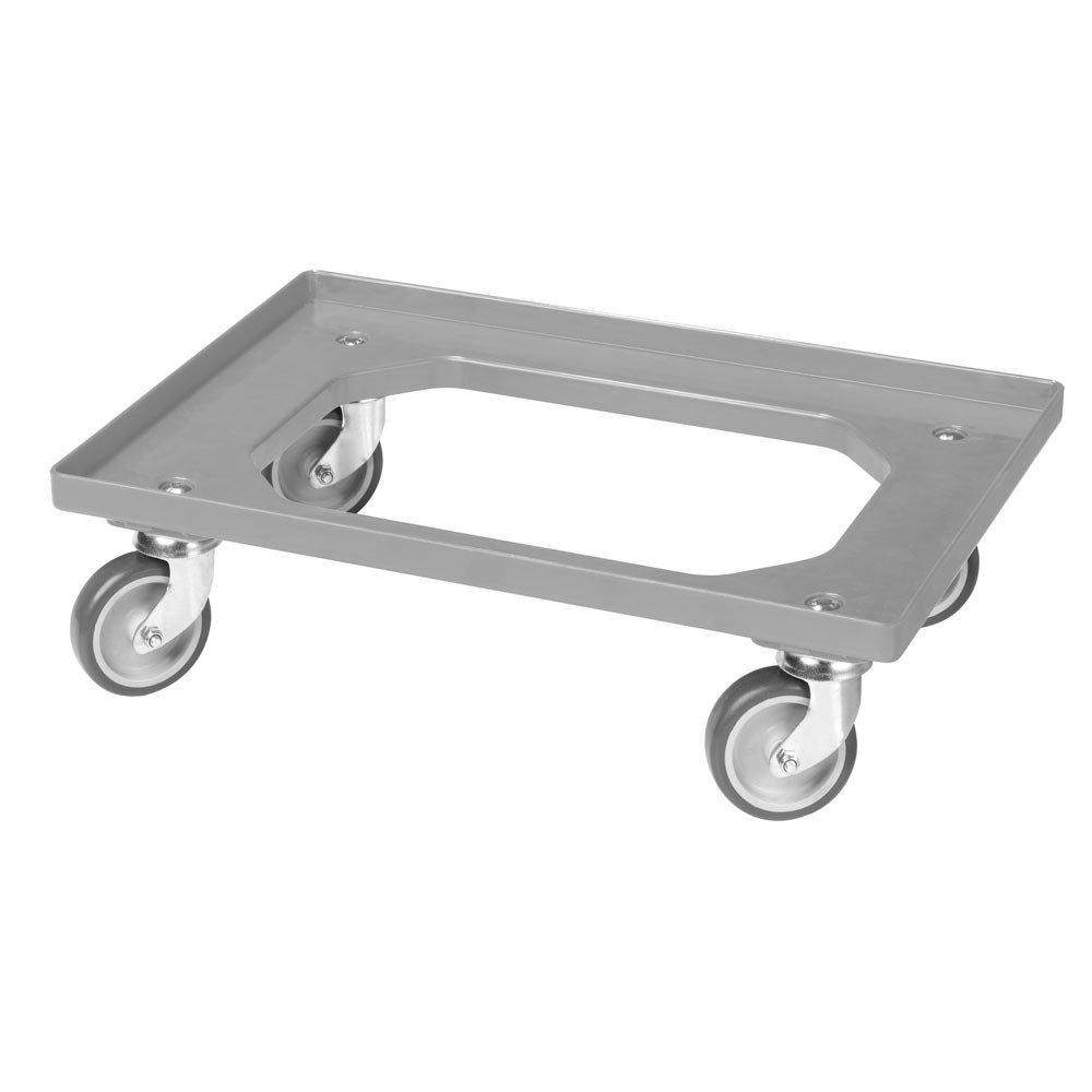 Logiplast Transportroller Transportroller – 4 Lenkrollen, passend für Eurobehälter 600×400 mm