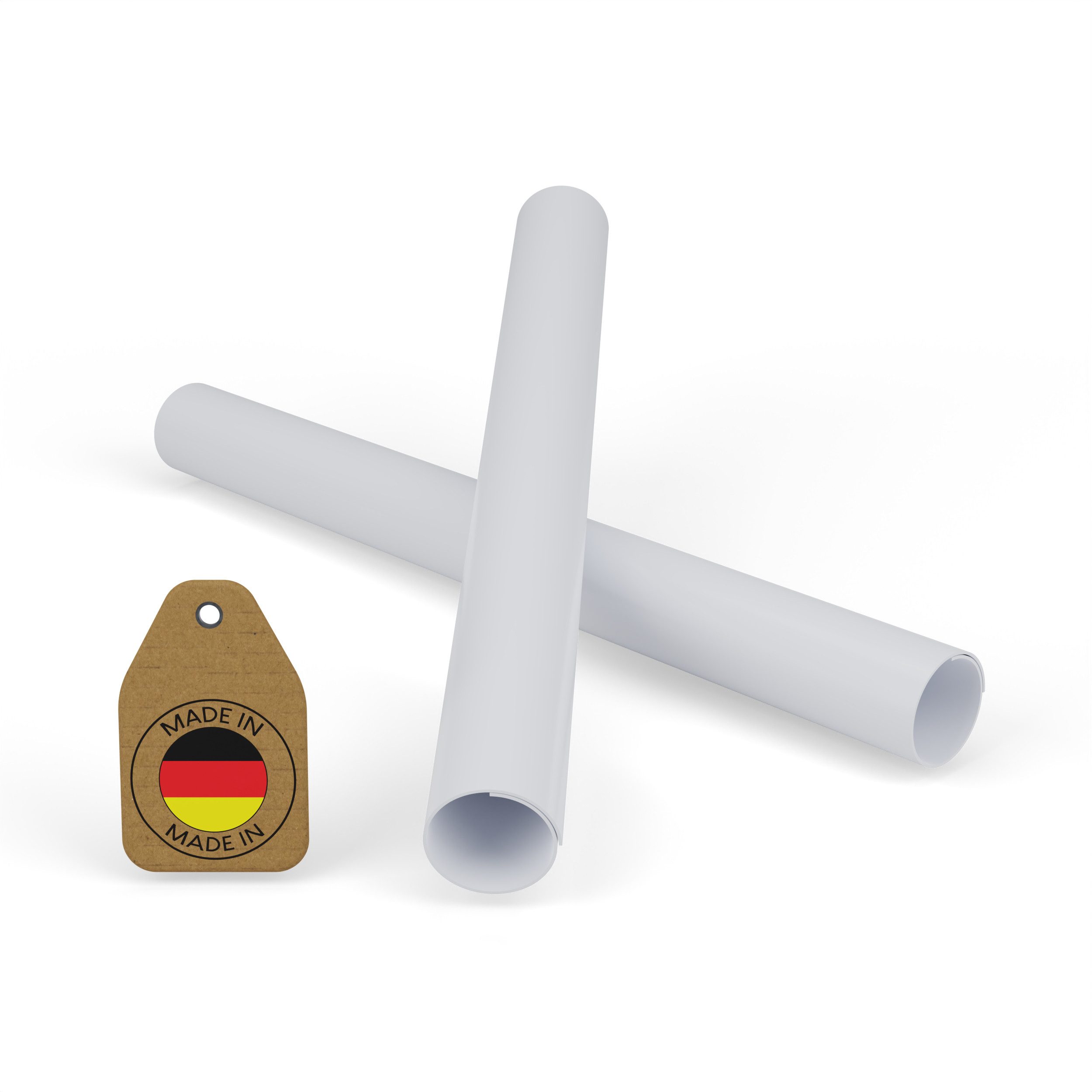 FUX Heizungsverkleidung Rohrverkleidung, Zubehör für Длина: 200mm, weiß, Heizungsrohr Verkleidung, Rohrverkleidung, für Rohrdurchmesser 15-18mm