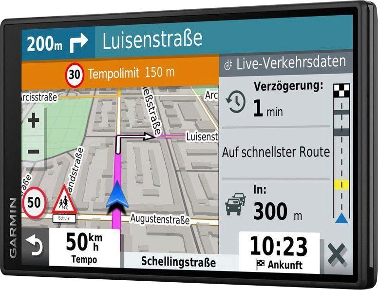 Garmin DriveSmart 55 EU MT-D Navigationsgerät, Brillantes 14 cm (5,5 Zoll)  Multitouch-Glasdisplay