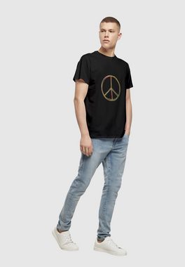 Merchcode T-Shirt Merchcode Herren Peace_Multicolor with Basic T-Shirt (1-tlg)