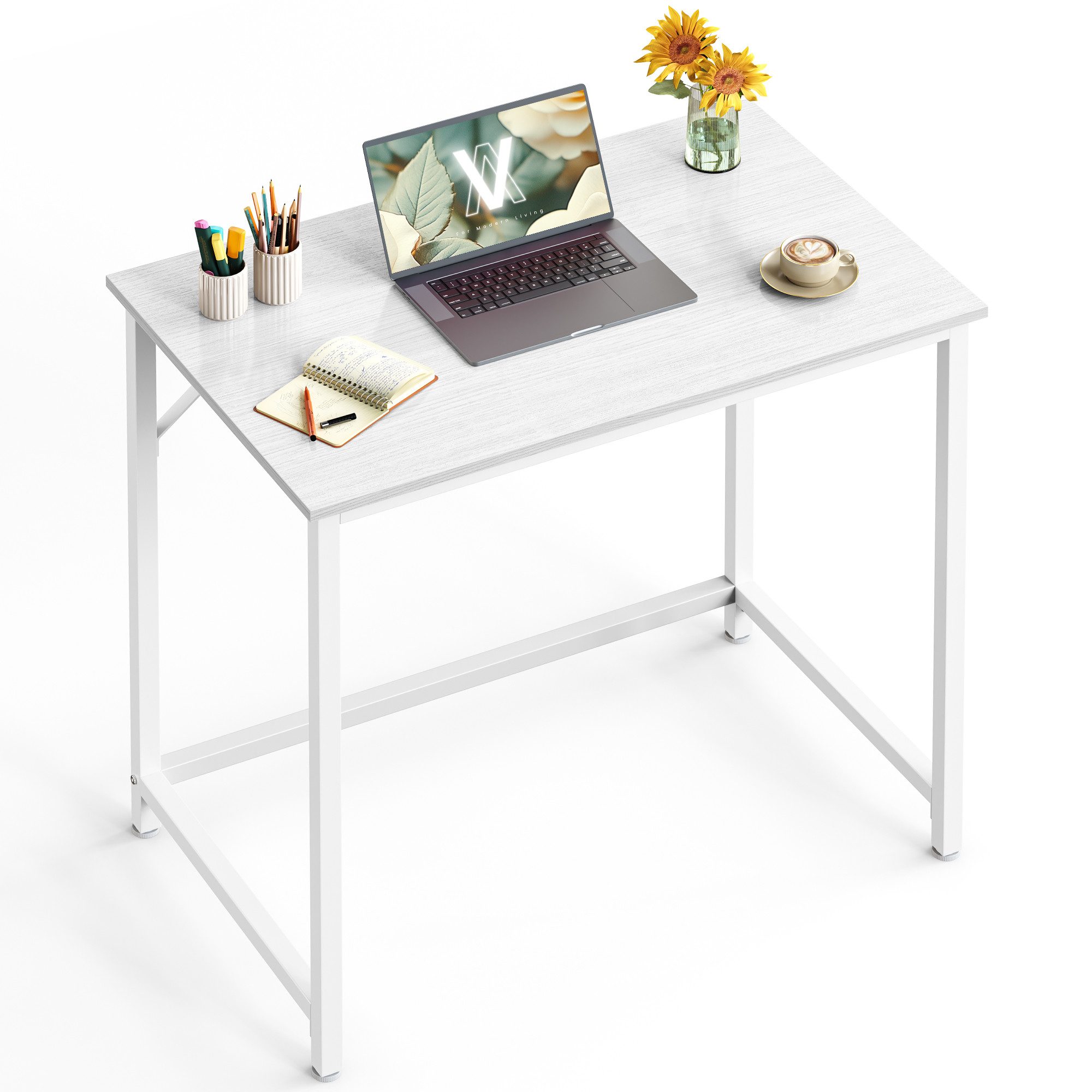 VASAGLE Schreibtisch Computertisch, Bürotisch, 80/100/120/135/160 cm, moder günstig online kaufen