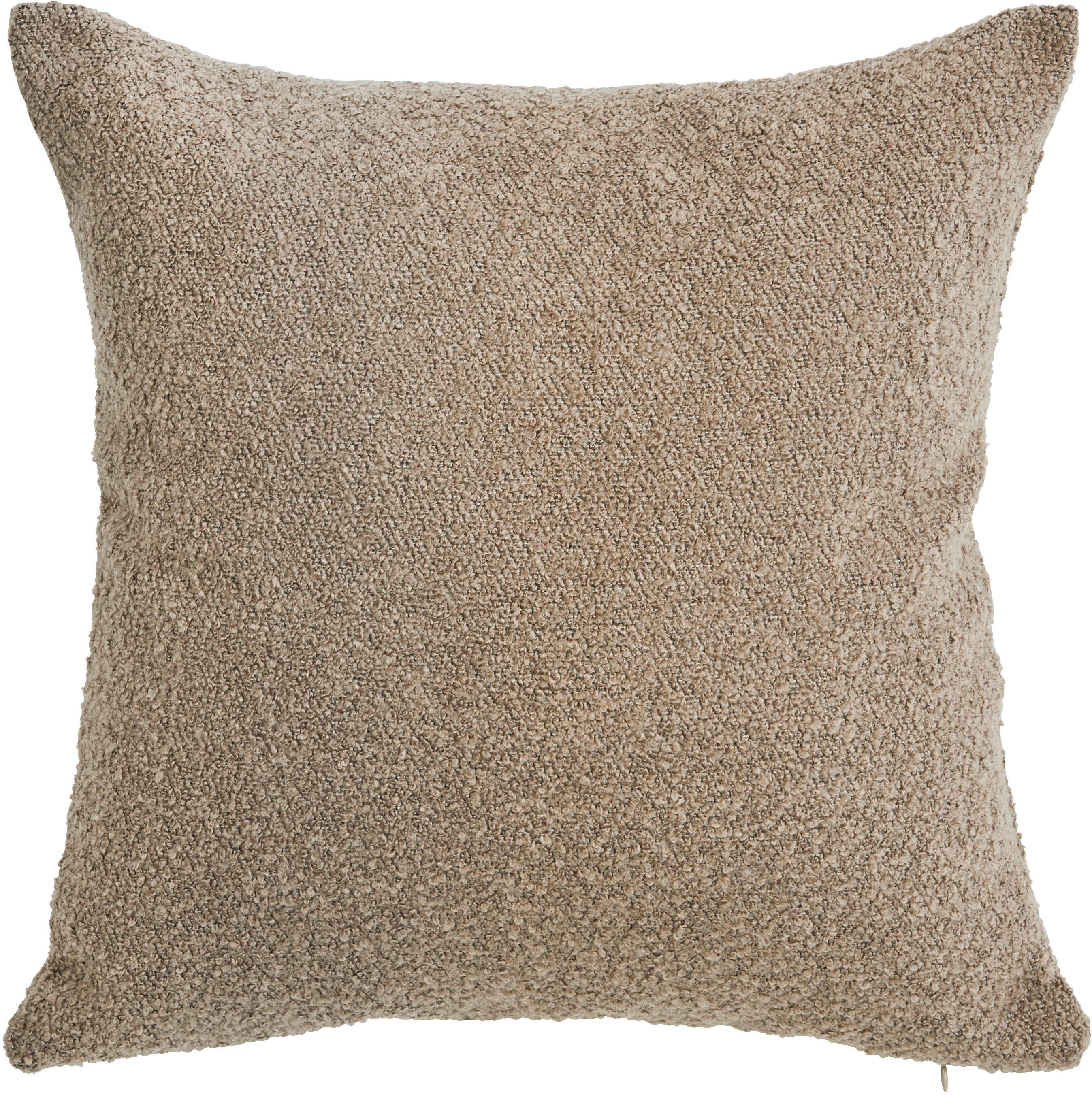 done.® Kissenhülle Touch, (1 Stück), Einfarbige Kissenhülle aus weichem Bouclé-Stoff