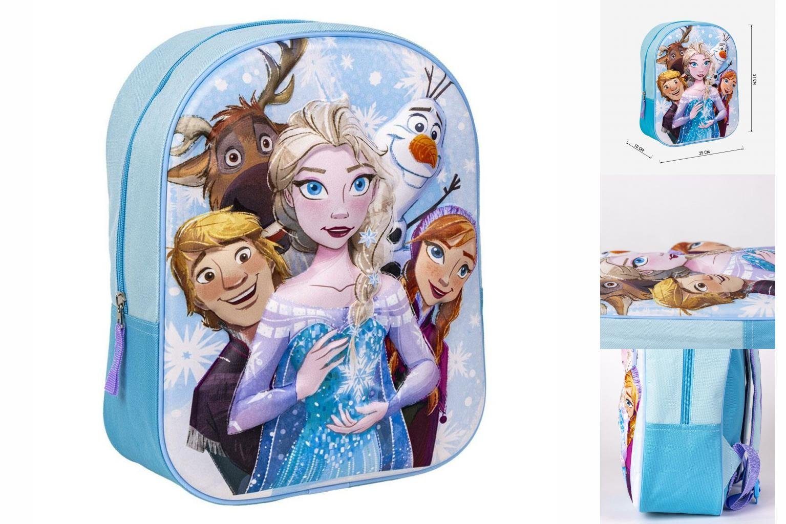 Frozen Rucksack Kinder-Rucksack Frozen Blau 25 x 33 x 10 cm