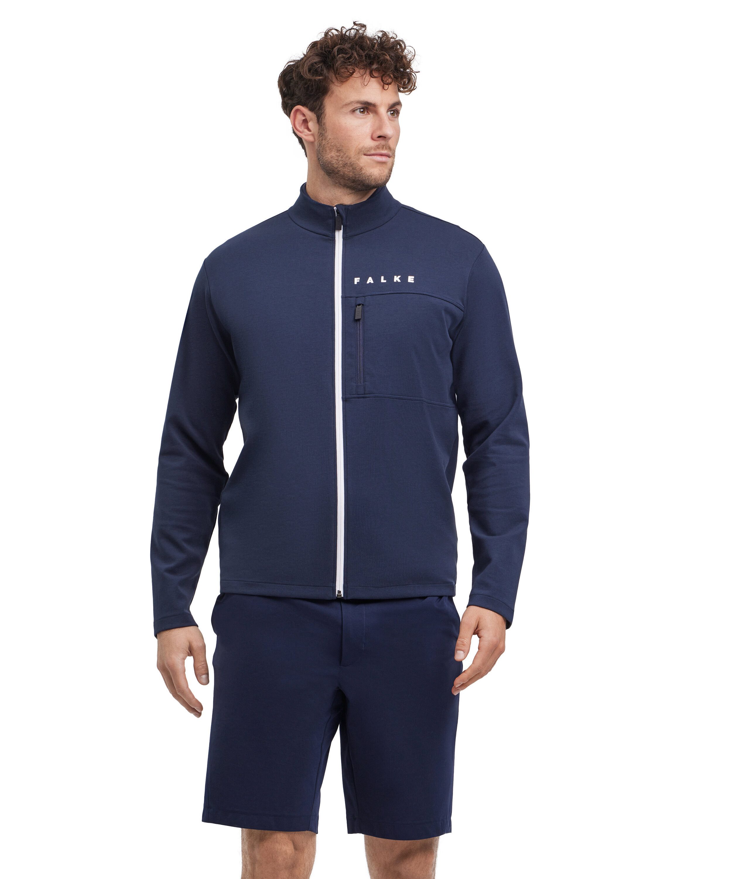 FALKE Funktionsjacke (1-St) mit Bio-Baumwolle