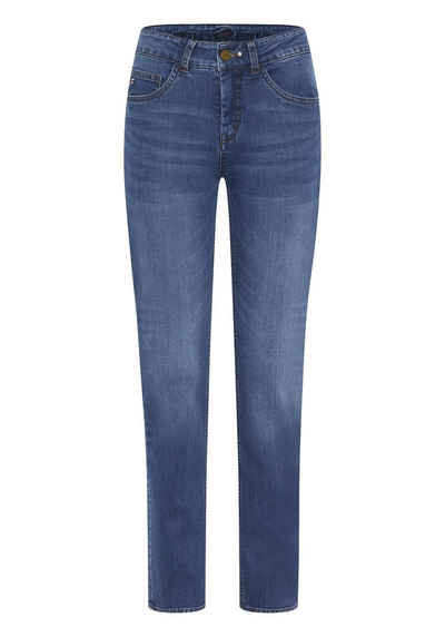 Polo Sylt Straight-Jeans mit dezenter Waschung und Stretch (1-tlg)
