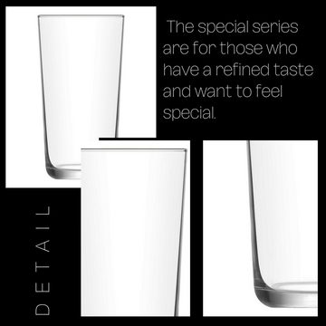 LAV Longdrinkglas Assos Cocktailgläser: 6 x 490ml, Premium Softdrink Set, Glas