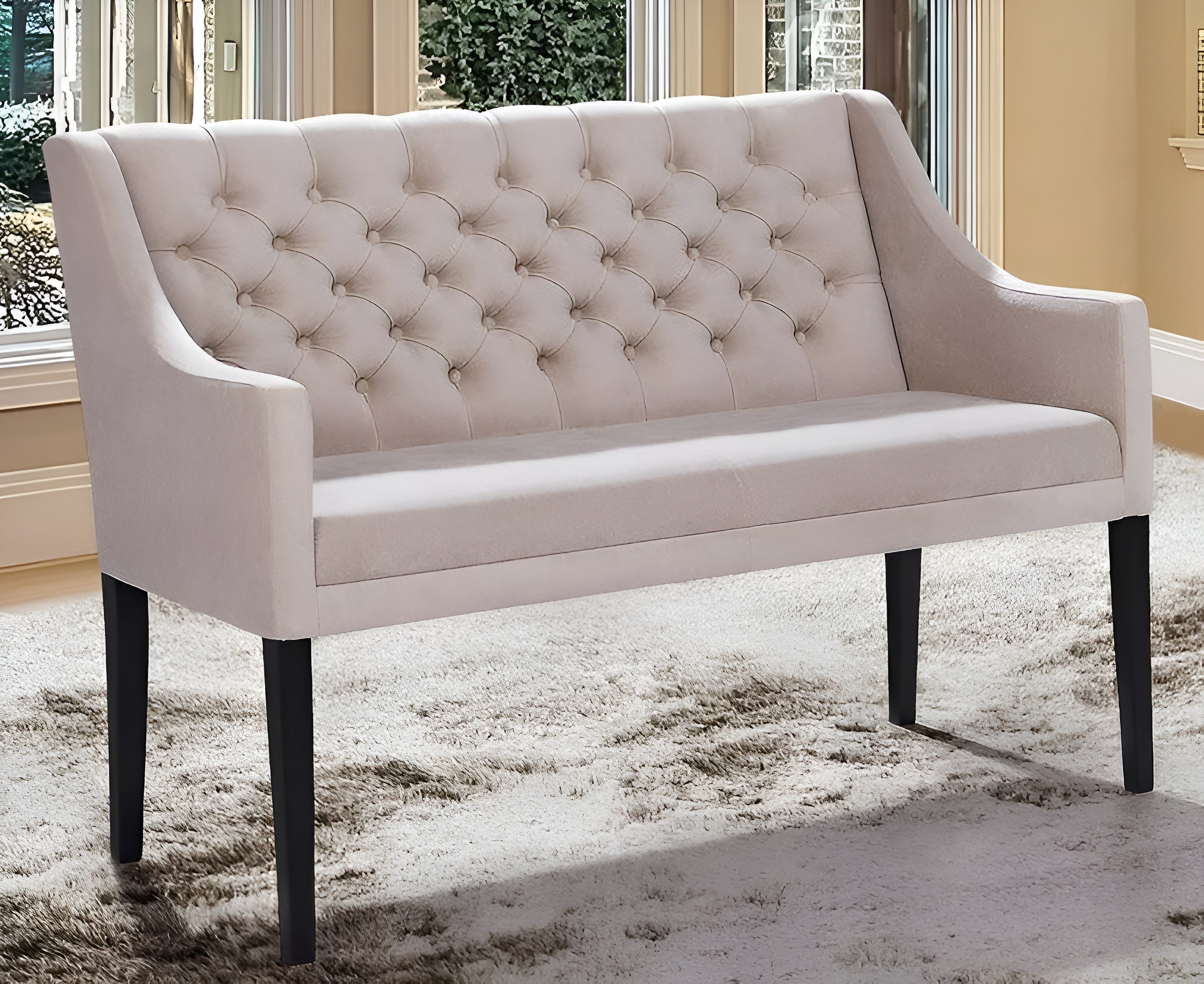 Xlmoebel Polsterbank Chesterfield Sofa mit hochwertiger Polsterung in eleganter Optik (Sofagarnitur Set 2+1+1 4069424958263), Hergestellt in Europa