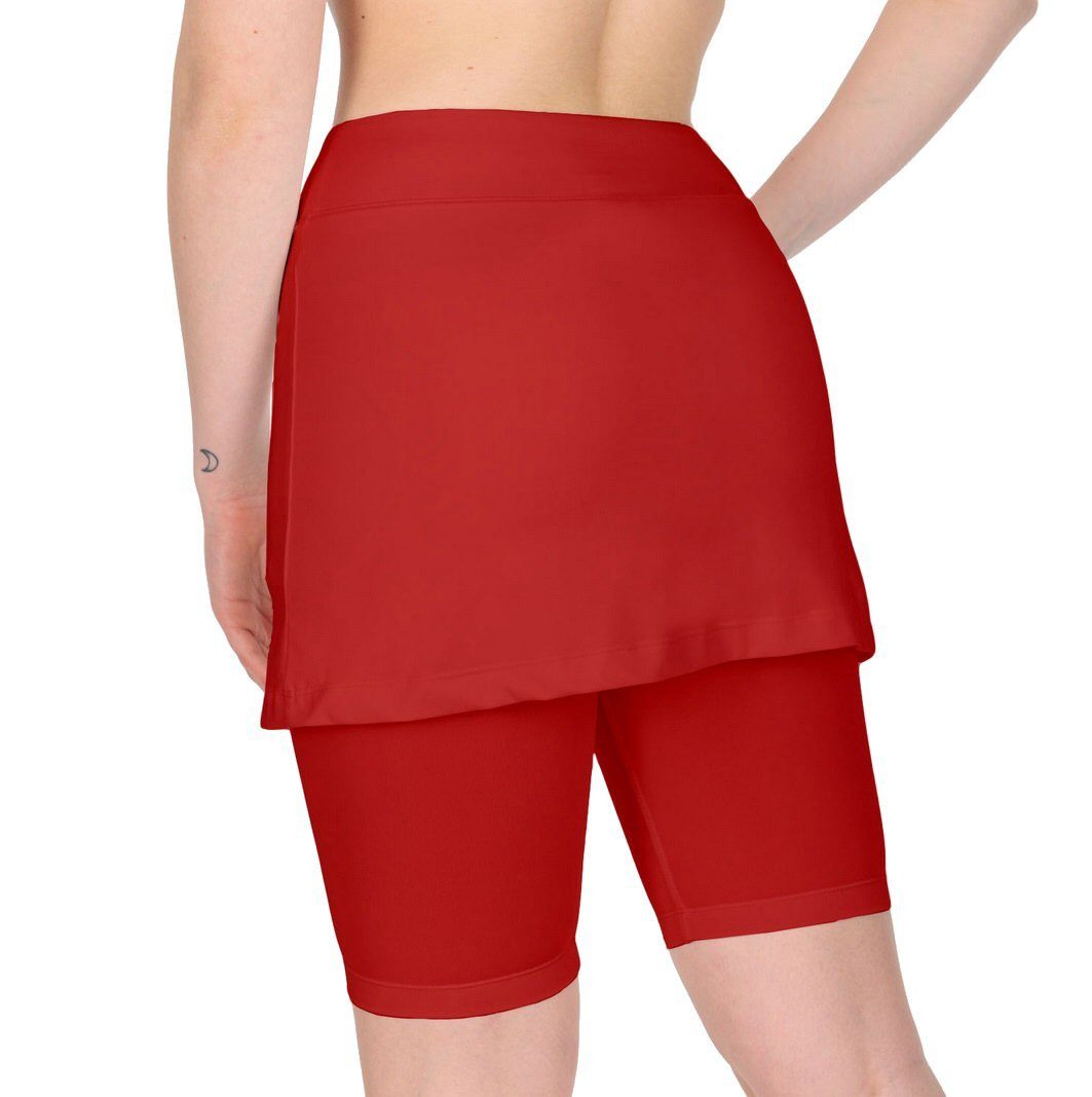 Fila Tennisrock Nele mit Innenhose (hoher Bund) rot Damen