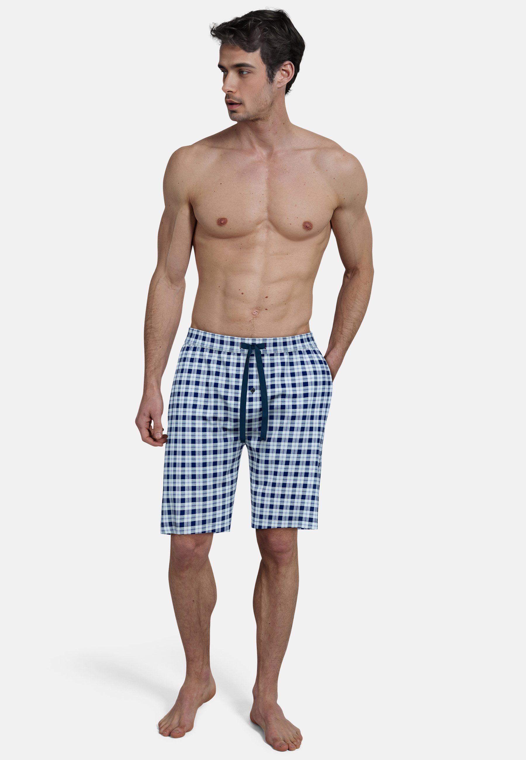 TOM TAILOR Bermudas Kilkenny Bindeband, Seitentaschen, locker, bequem, atmungsaktiv, elastisch