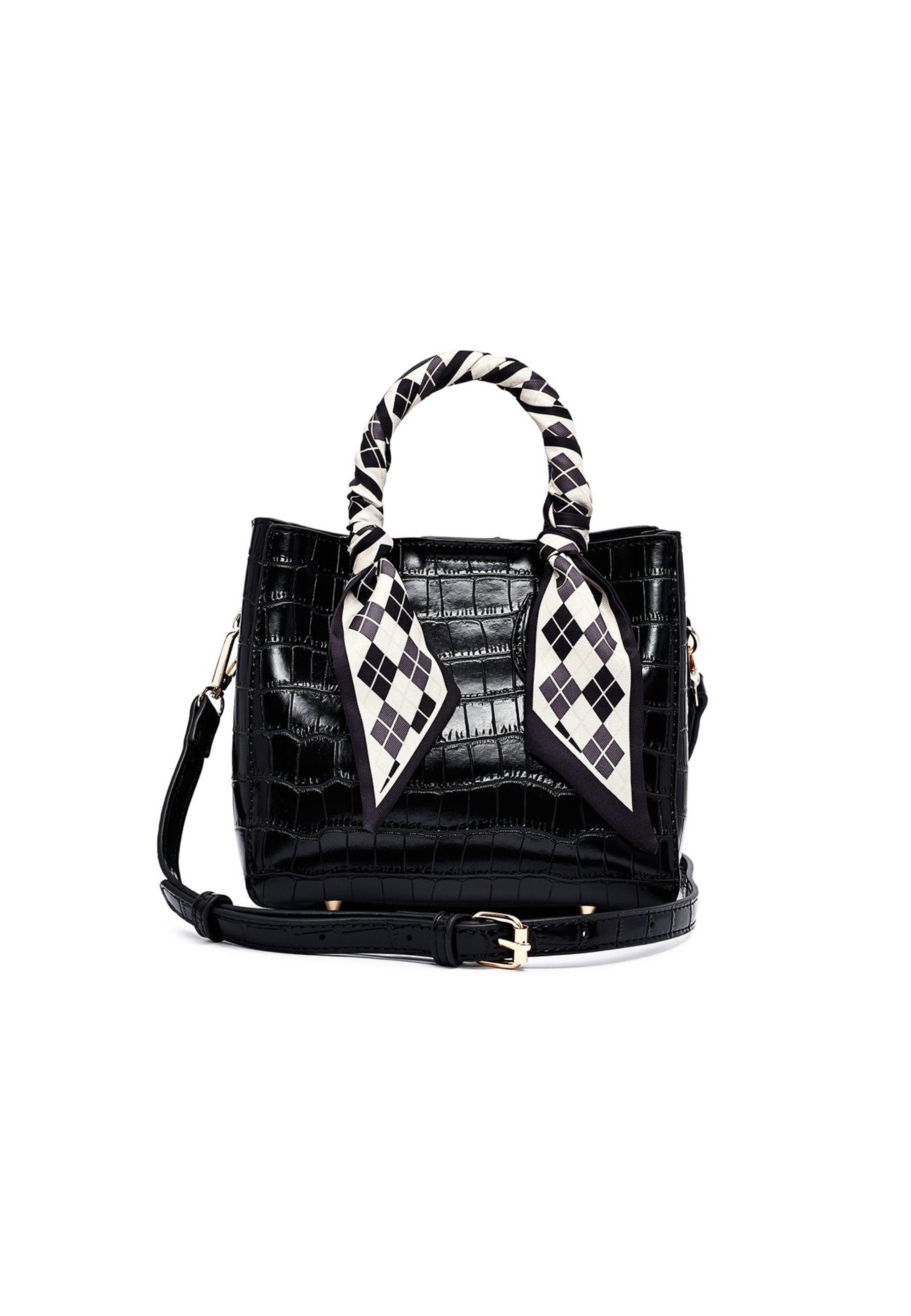 Derimod Umhängetasche Handtasche aus Kunstleder