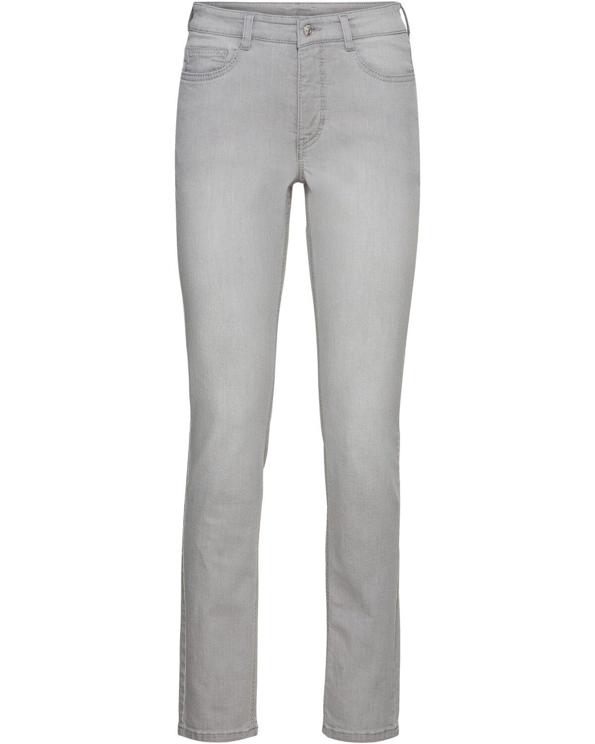 MAC 5-Pocket-Jeans Jeans Angela Pipe Hellgrau/L30