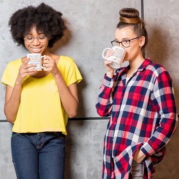 speecheese Tasse Gans Kaffeebecher mit Spruch Kleine Dinge machen Leben großartig