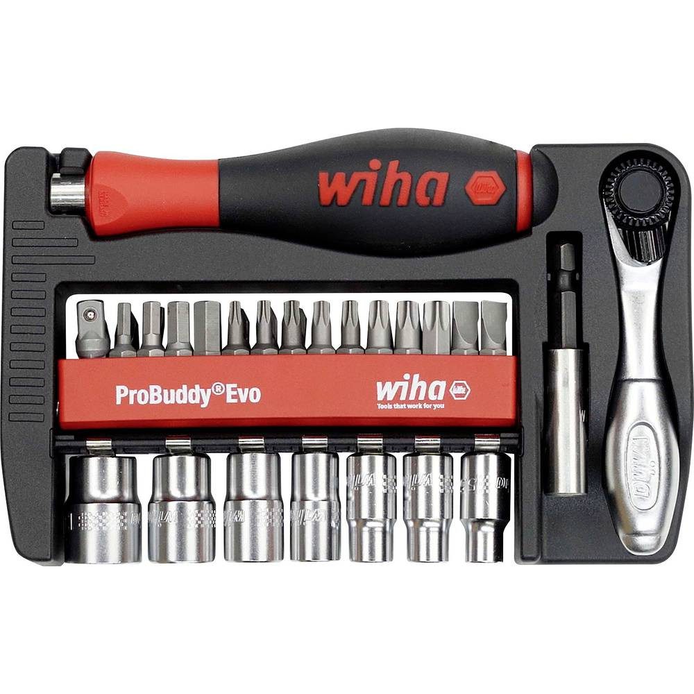 Wiha Steckschlüssel Bit- und Steckschlüssel-Set 1/4 46960