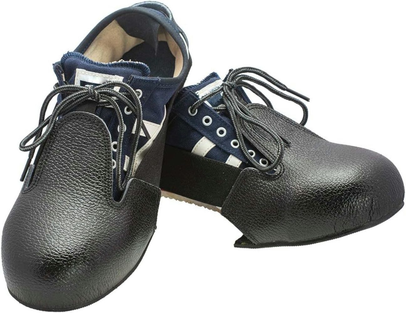 UE Stock Schuhüberzieher Sicherheitüberzieher mit Stahlkappe Schuhabdeckung Verstellband Passend für die meisten Schuhgrößen