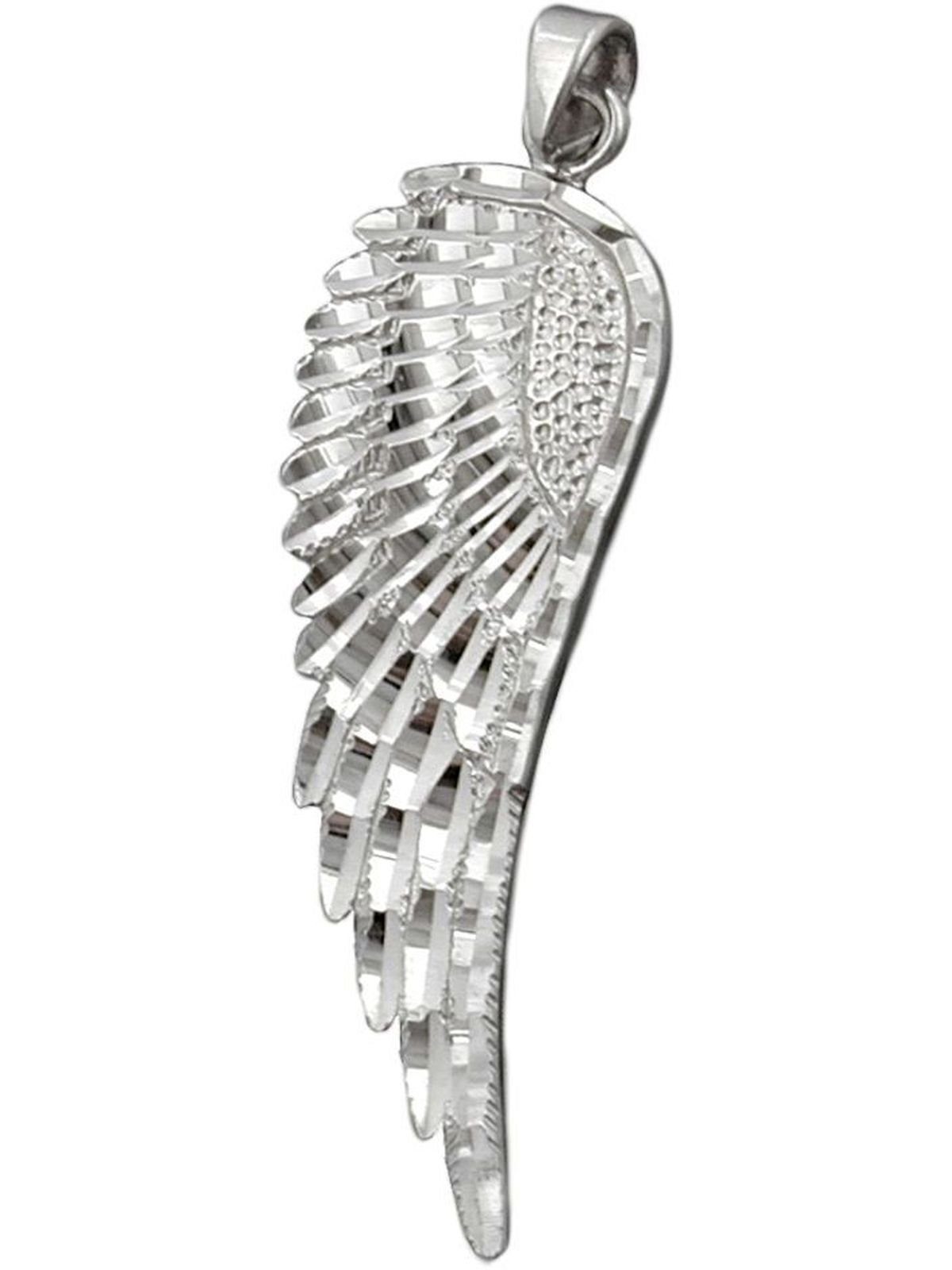 Gallay Flügelanhänger 37x12mm Flügel diamantiert rhodiniert Silber 925 (1-tlg)