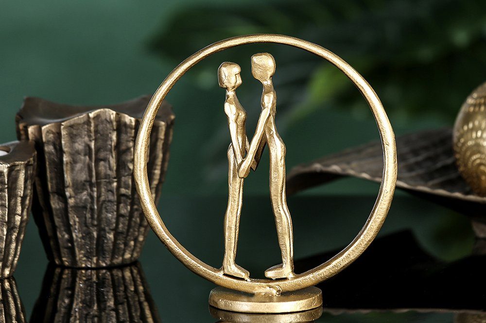 Figur Design Casablanca Gilde Casablanca goldfarben Liebespaar " Skulptur Dekofigur " by 74914 Forever Liebe