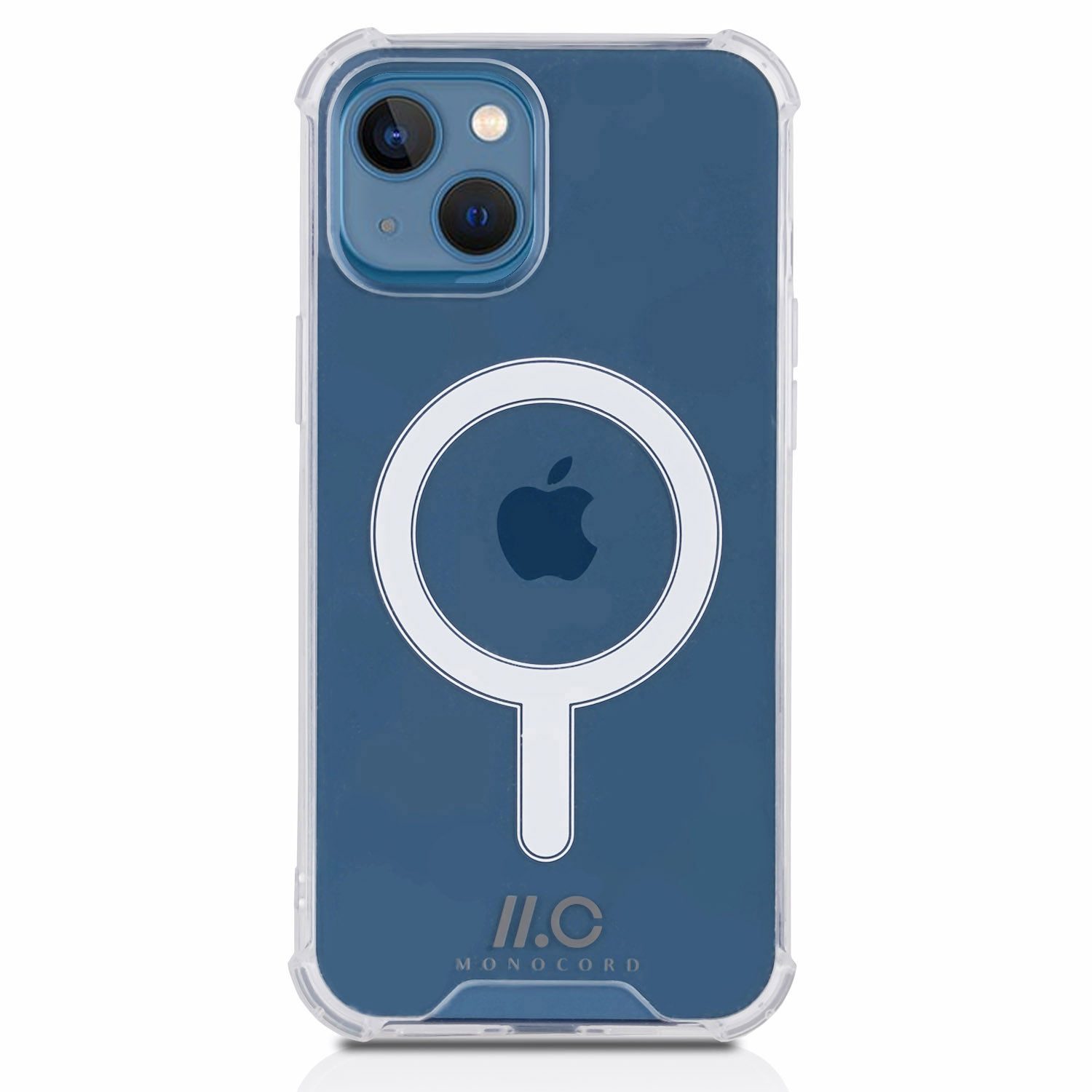 MONOCORD Handyhülle MagSafe-Case für iPhone 12 Hülle mit Magneten 6.1 Zoll, Kompatibel mit Magsafe Charger MHXH3ZM/A und MHXF3ZM/A