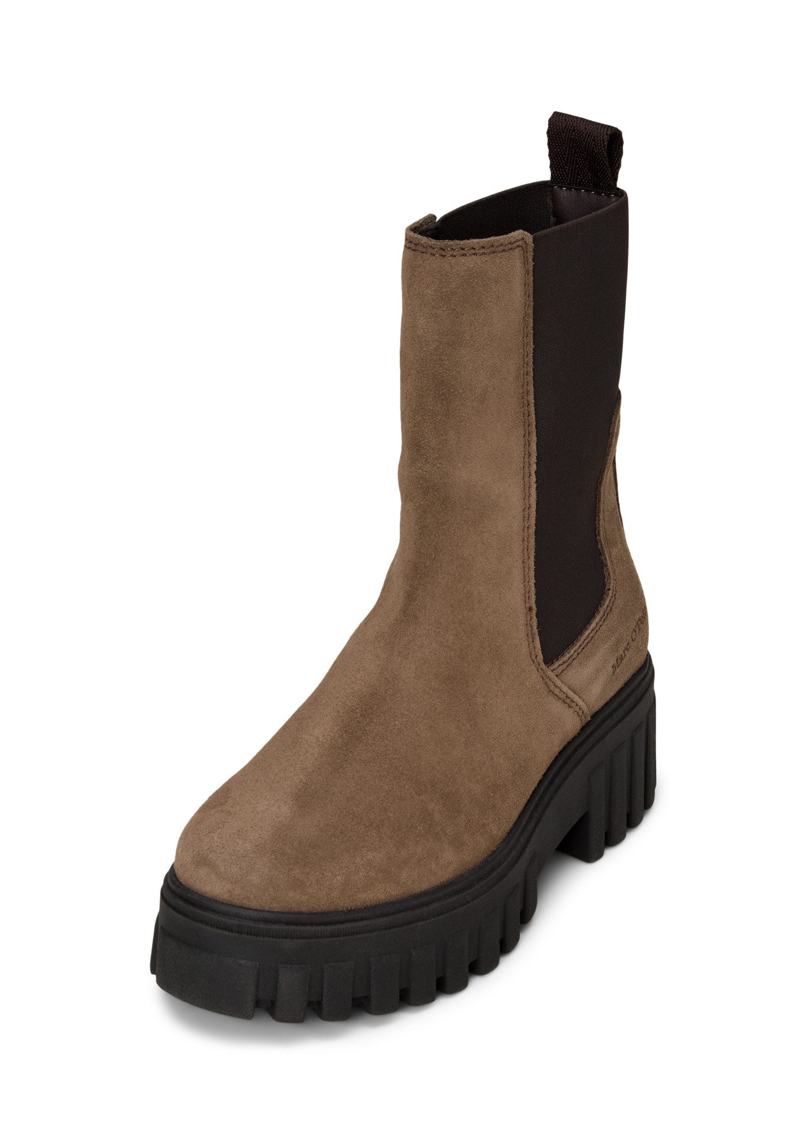 Marc O'Polo aus geöltem Veloursleder Chelseaboots
