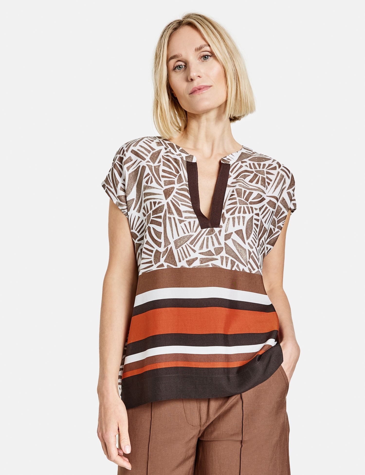 GERRY WEBER Kurzarmbluse