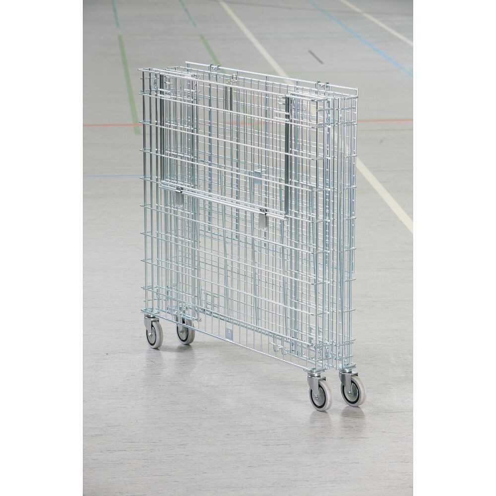 Sport-Thieme Ballwagen Materialwagen Jumbo, Geordnete, abschließbare Aufbewahrung von Bällen