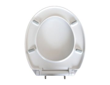 Primaster WC-Sitz Primaster WC-Sitz mit Absenkautomatik Karibik weiß, Abnehmbar Absenkautomatik Edelstahlscharniere