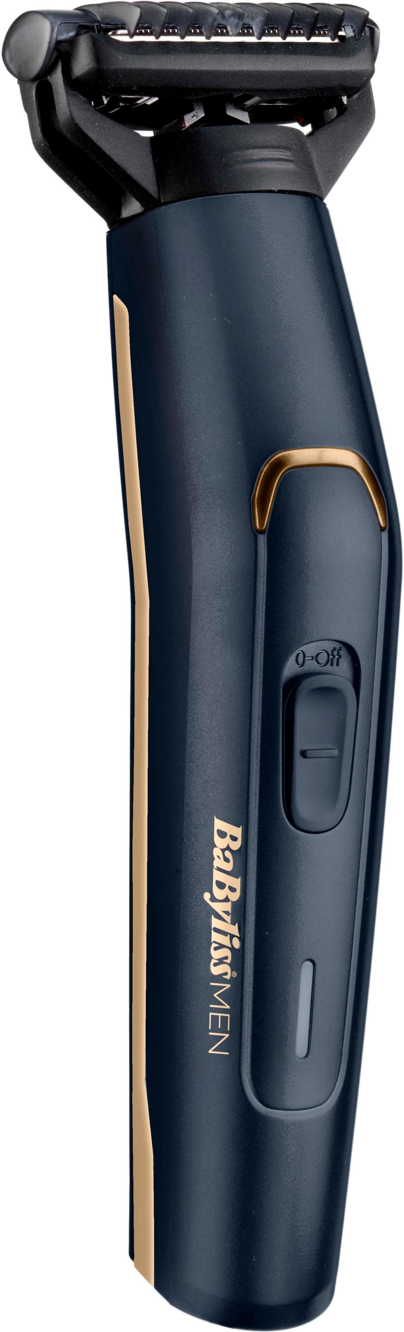 100% MEN wasserfester Körperhaartrimmer Elektrokörperrasierer BaByliss BG120E Aufsätze: Body Trim, 3,