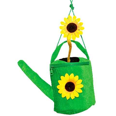 Das Kostümland Kostüm Handtasche Gießkanne mit Sonnenblumen, Party Zube