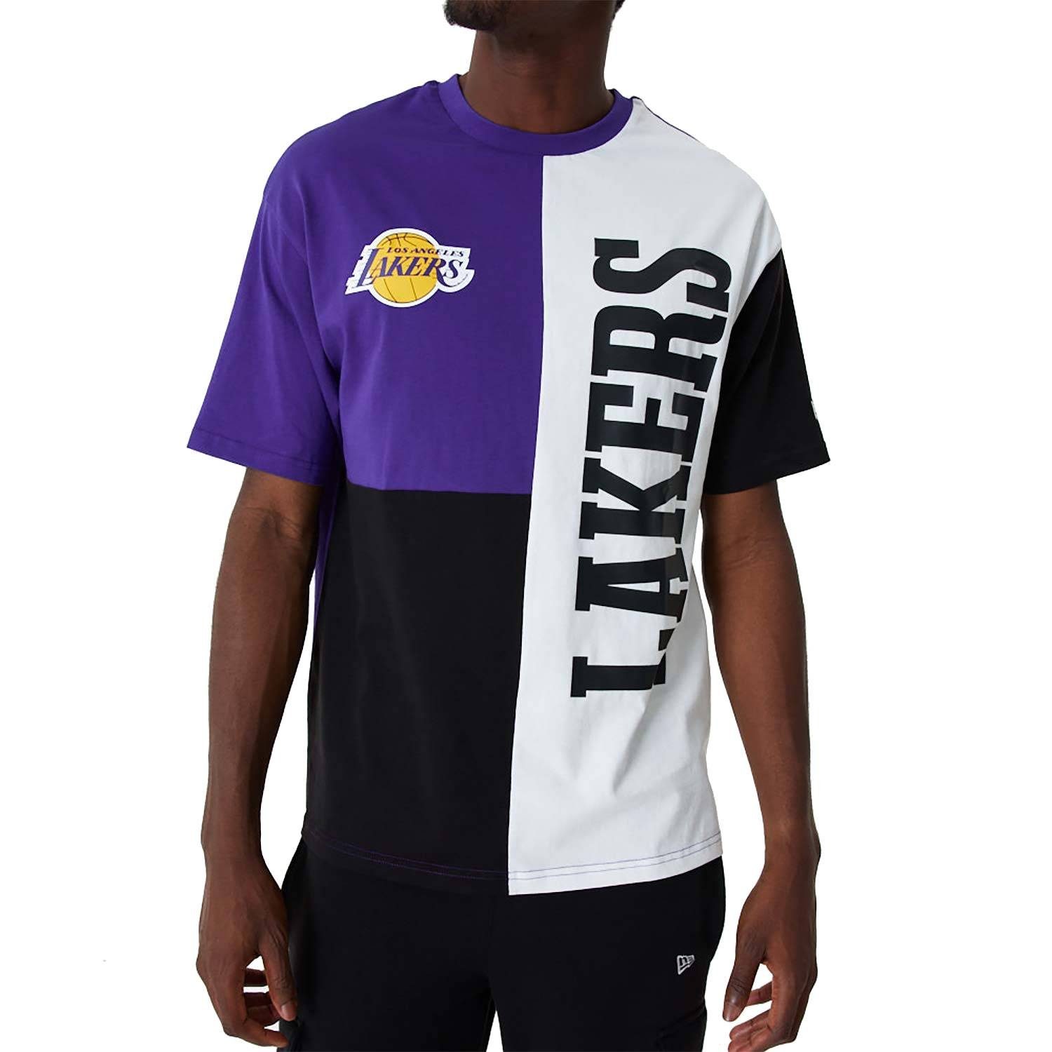 and New T-Shirt T-Shirt Lakers Sew Era Cut New LA NBA (1-tlg) Era