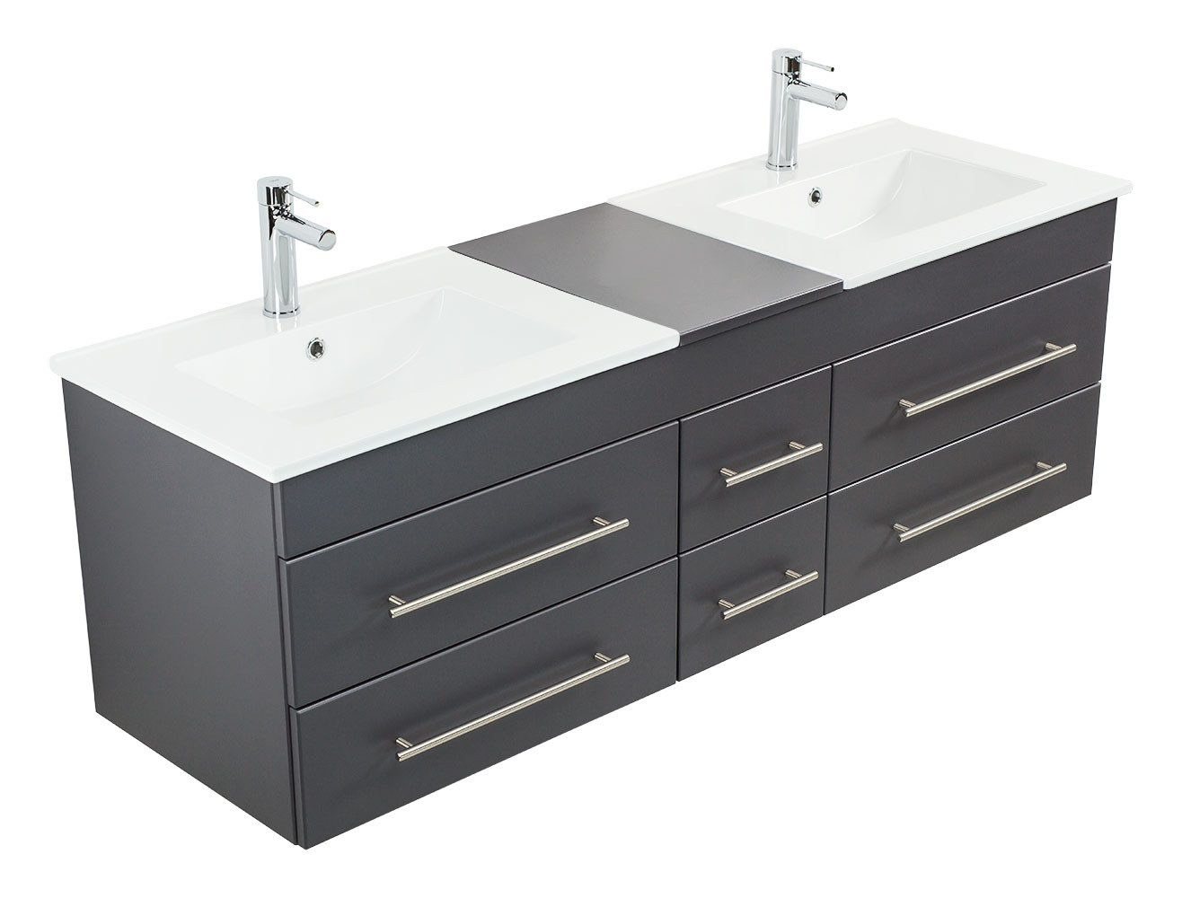 Magnolia Home Doppelwaschtisch Badmöbel Milano XL günstig online kaufen