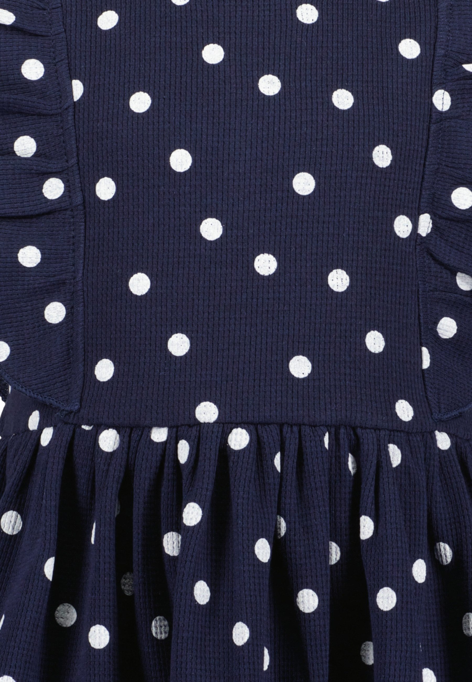 Blue Seven Sommerkleid (1-tlg) mit tollen Volants und mit kleiner Knopfleiste im Rücken