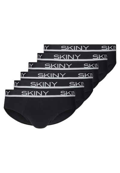 Skiny Slip 6er Pack Cotton (Spar-Set, 6-St) Slip / Unterhose - Baumwolle - Ohne Eingriff -