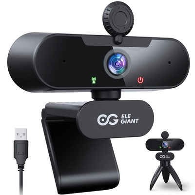 ELEGIANT EGC-C02 Full HD-Webcam (Full HD, 1080P, mit Mikrofon und Sichtschutz)