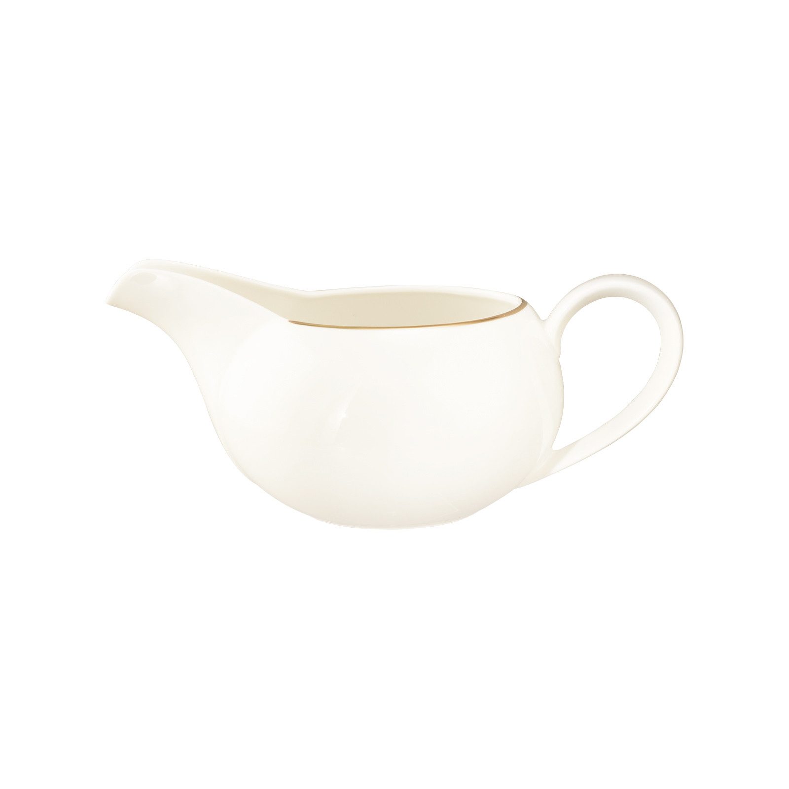 Seltmann Weiden Sauciere Savona Goldlinie Sauciere 600 ml, Porzellan, (1x Sauciere, 1-tlg)