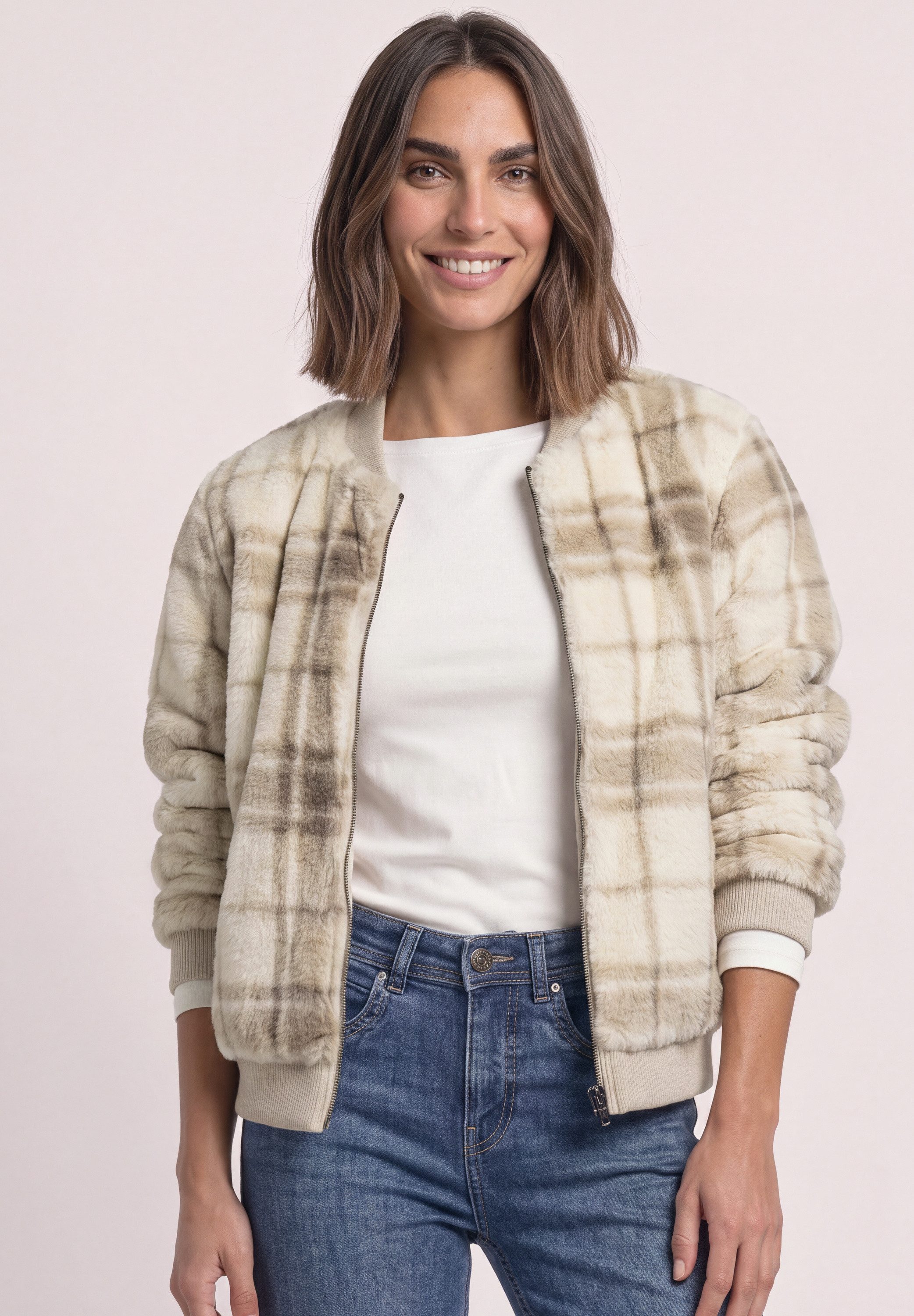 STREET ONE Kurzjacke mit Zipper