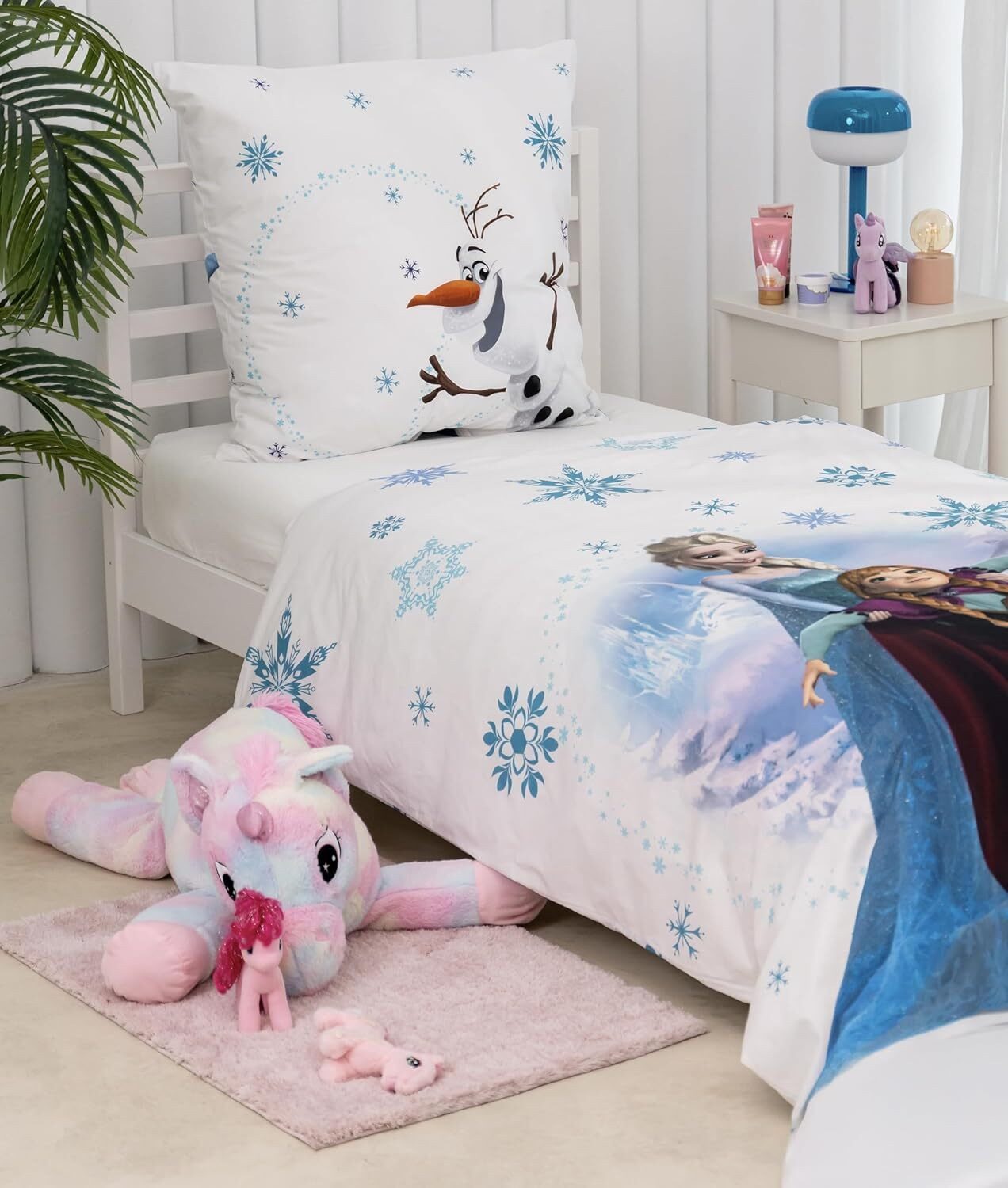 Disney Kinderbettwäsche Disney Frozen Elsa & Anna Bettwäsche 2tlg