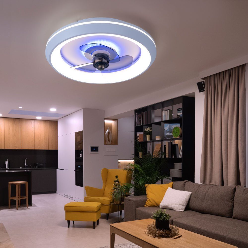 GLOBO LIGHTING Deckenventilator, Deckenventilator mit Licht Lampen mit Ventilator