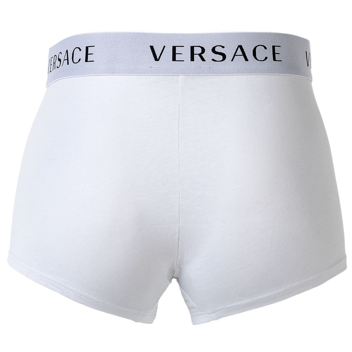 Versace Boxer Herren Boxer Trunk - 2er Weiß/Blau Pack Shorts