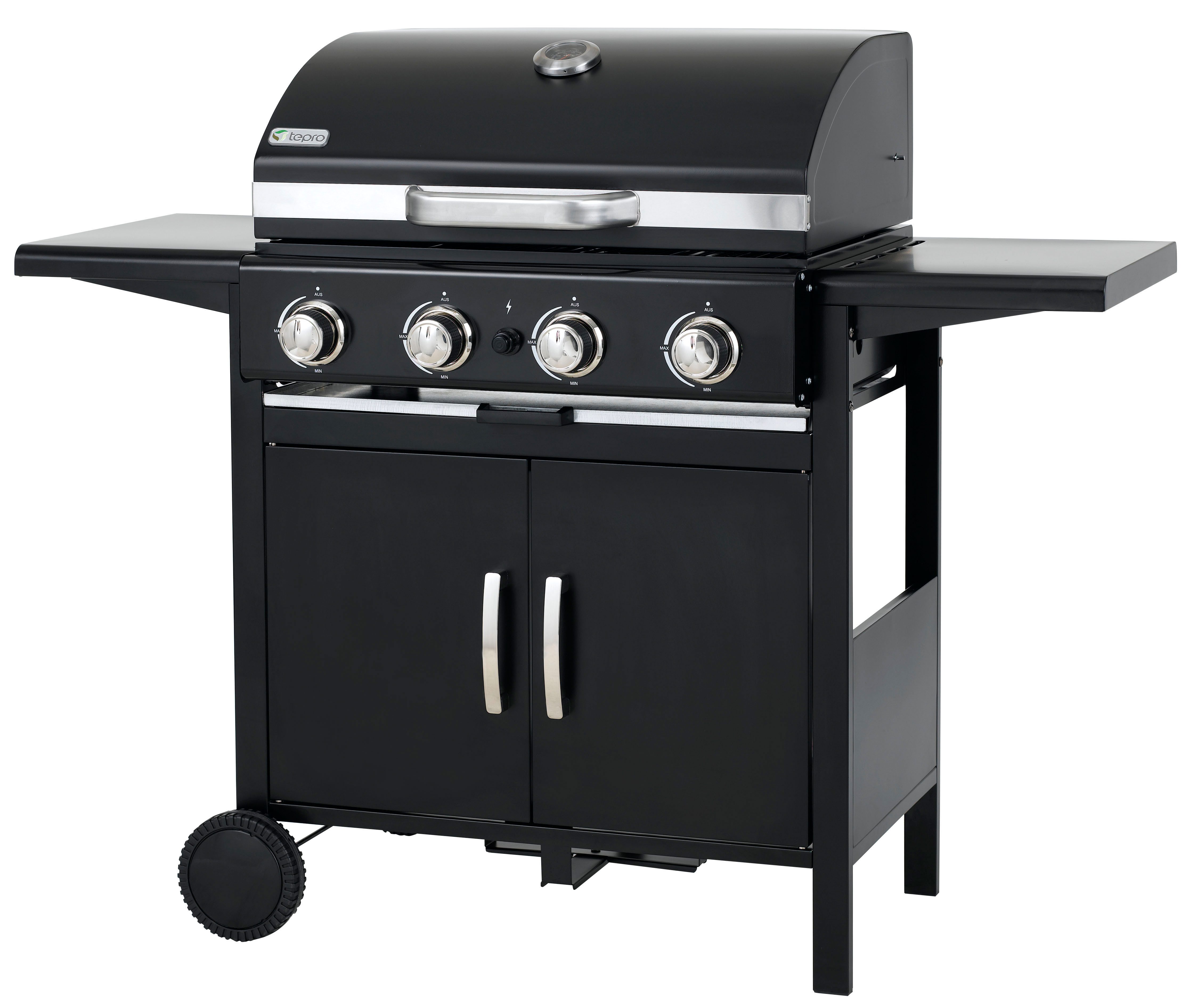 Tepro Gasgrill Mayfield 4, mit 4 Edelstahl-Brennern, Grillfläche: ca. 58x44 cm