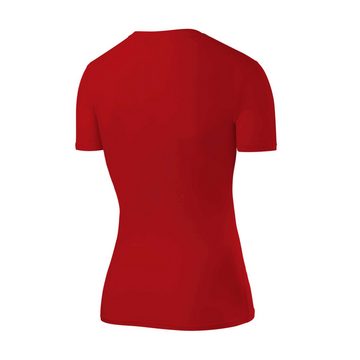 POWERLAYER Funktionsunterhemd PowerLayer Herren Kompressionsshirt/Funktionsshirt - Kurzarm - Rot, XL