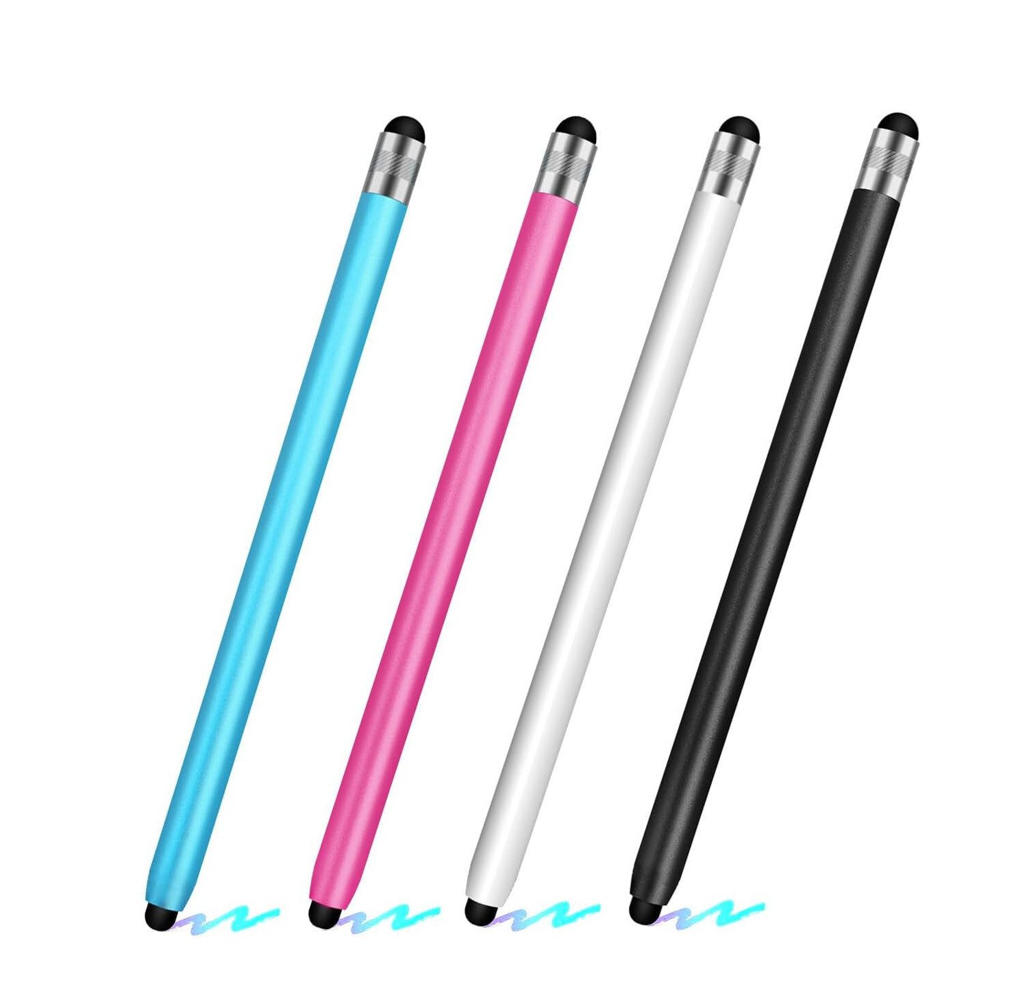 SpionProfi Eingabestift 4x Eingabestift Touchstift Handy Tablet Smartphone Universal TouchPen (1-St) 4x Universal Eingabestift für präzises Tippen auf Touchscreen-Geräten