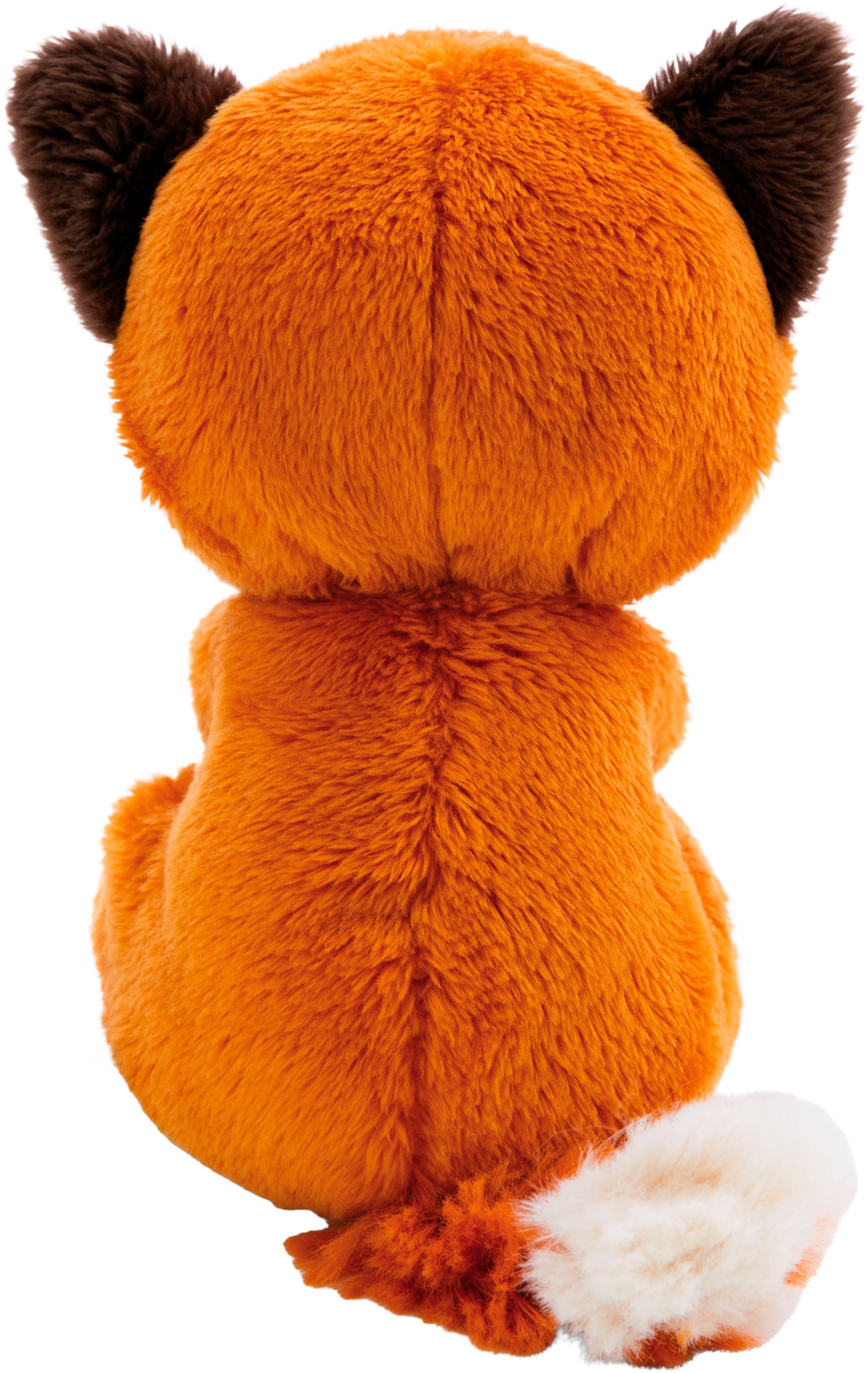 Nici Kuscheltier Sleeping Pets GREEN, Fuchs mit Blatt 12 cm schlafend im Körbchen grün