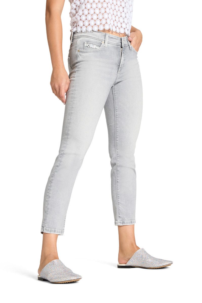 Cambio Slim-fit-Jeans Piper short