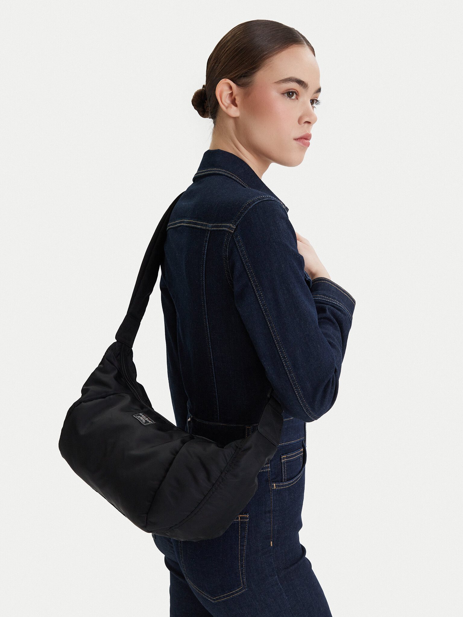 Handtasche Rate mal: Jeans Damenhandtasche Schwarz W6RZ15WK512