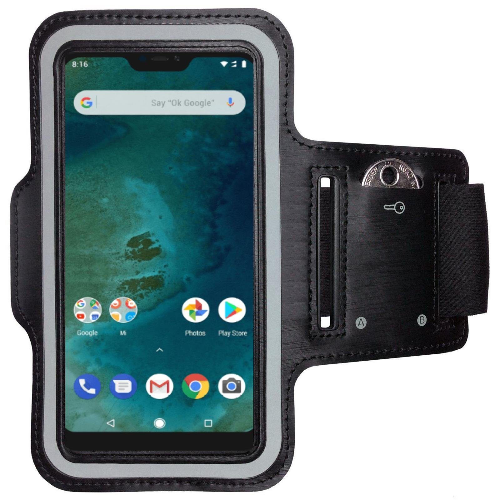 CoverKingz Handyhülle Xiaomi Mi A2 Lite Sportarmband Fitness Armband Jogging Hülle Laufhülle