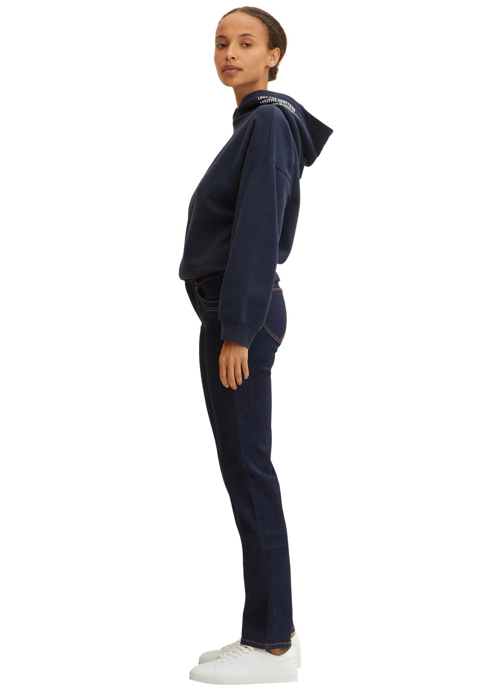 TOM TAILOR Gerade Jeans Alexa Straight mit Kontrastnähten