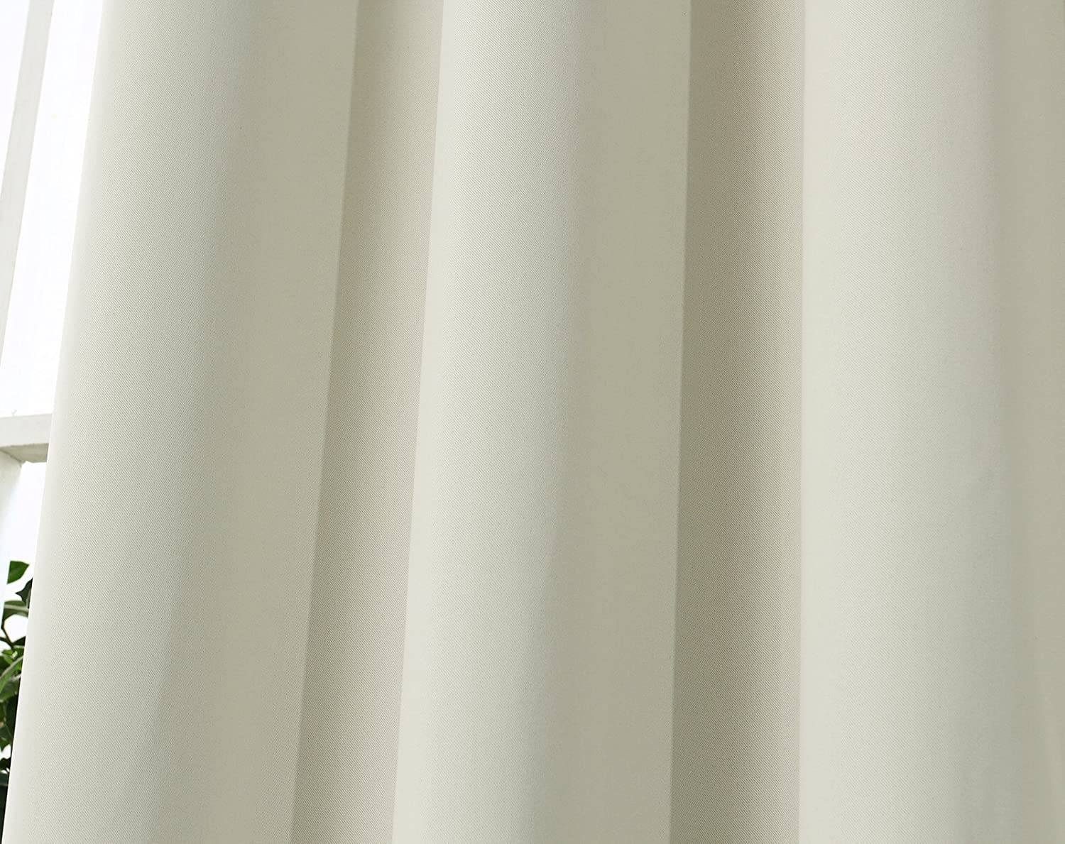 blickdicht, beige St), Ösen Ösen, mit Vorhang, g/m² 250 (1 Thermovorhang Woltu,