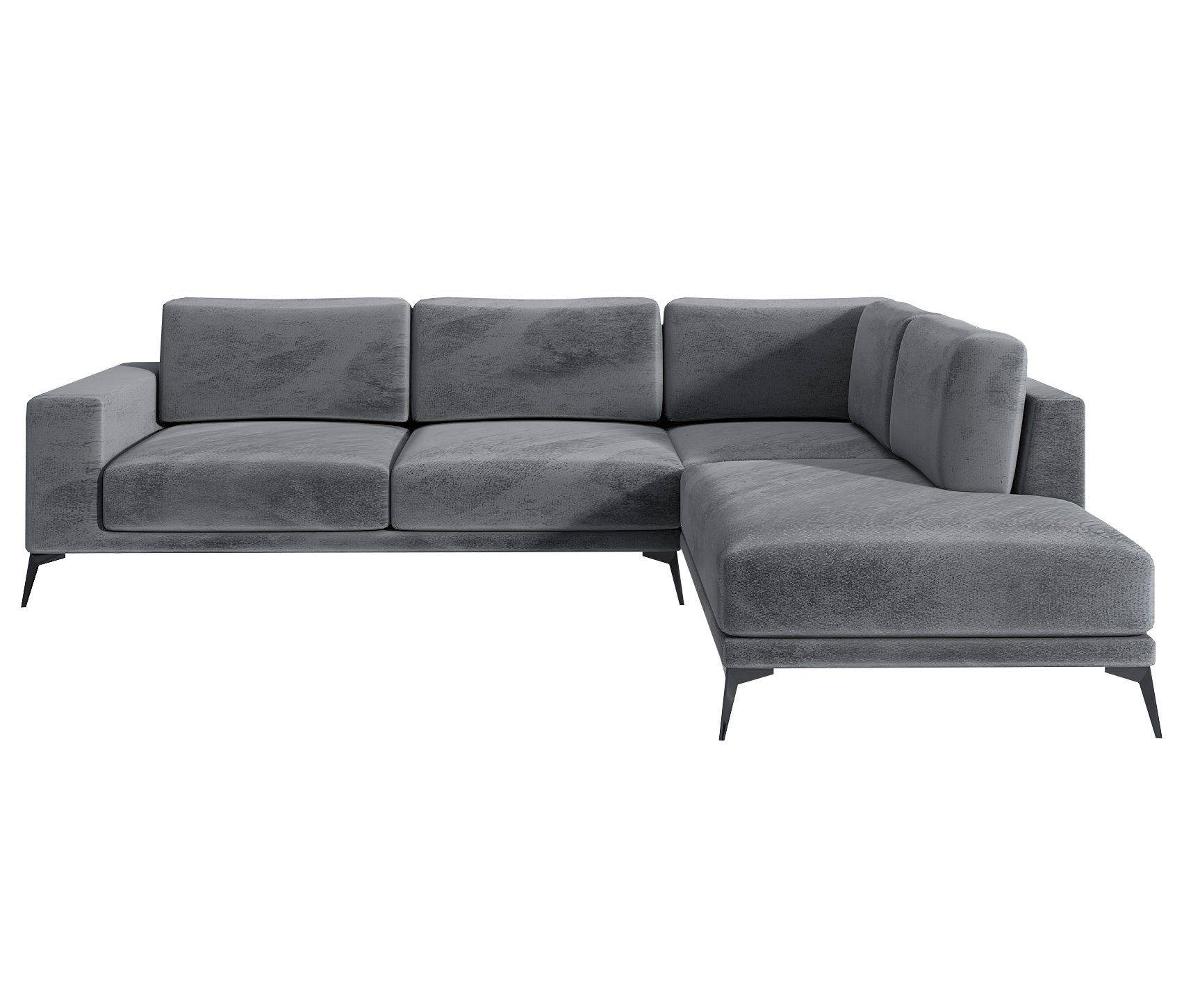 A&J MöbelLand GmbH 18 ZORANO 3 Anthracite Ecksofa