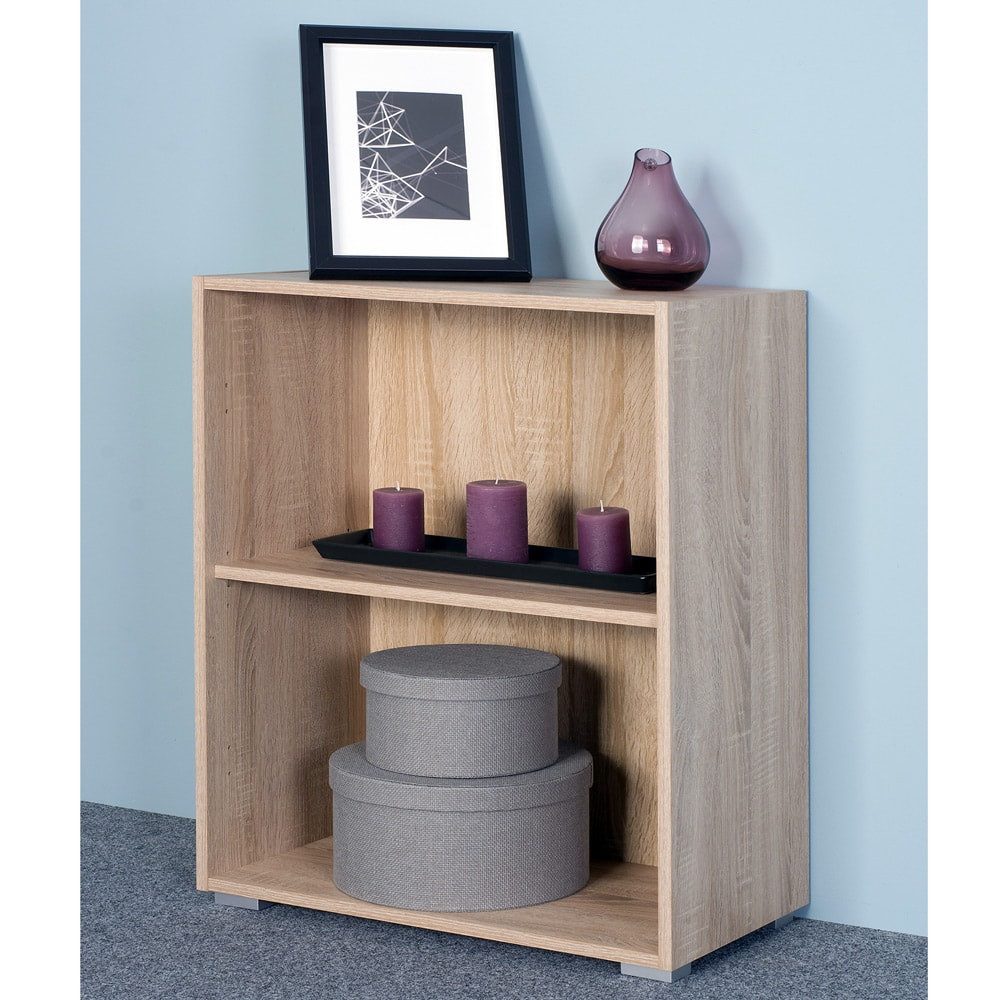 Casaria Bücherregal Vela, Eiche Holz 2 günstig online kaufen